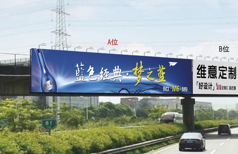 广珠东线高速逸仙大道跨线桥A广告位 黄金视点，品牌飞跃